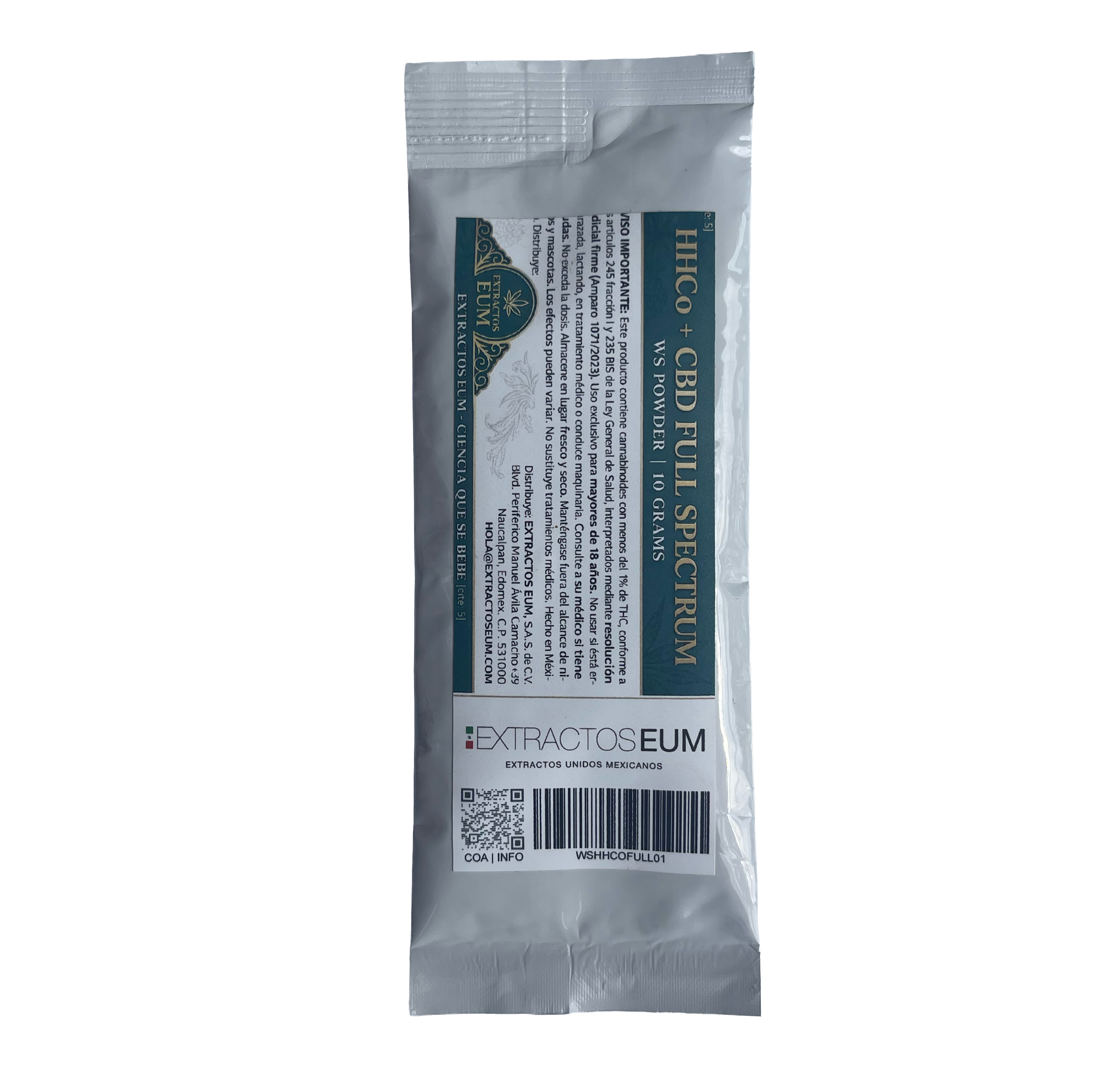 HHCo + CBD Full spectrum WS Nano powder | 10 Gramos